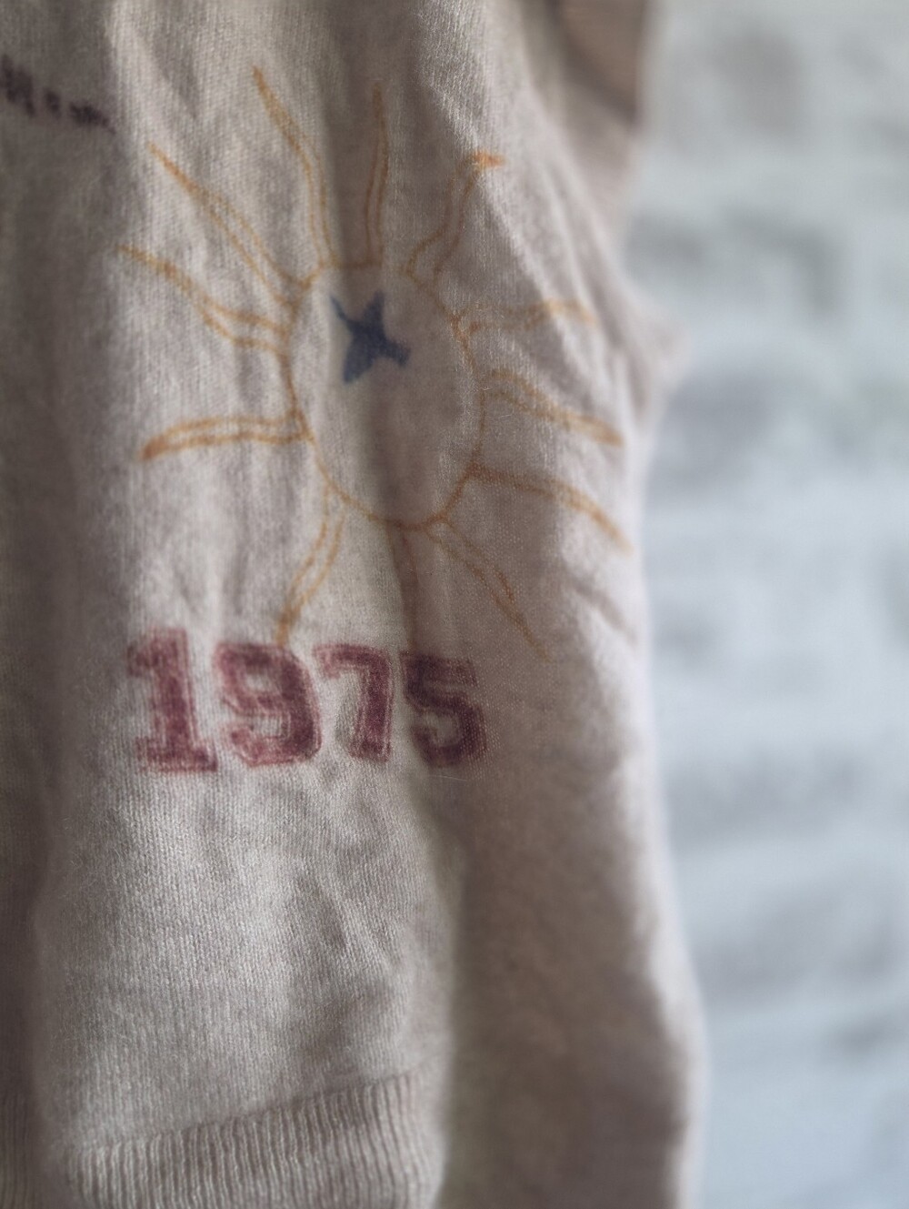 Pilcro Cashmere Polo Sweater Vest Tiger Graphic XL - Picture 7 of 13